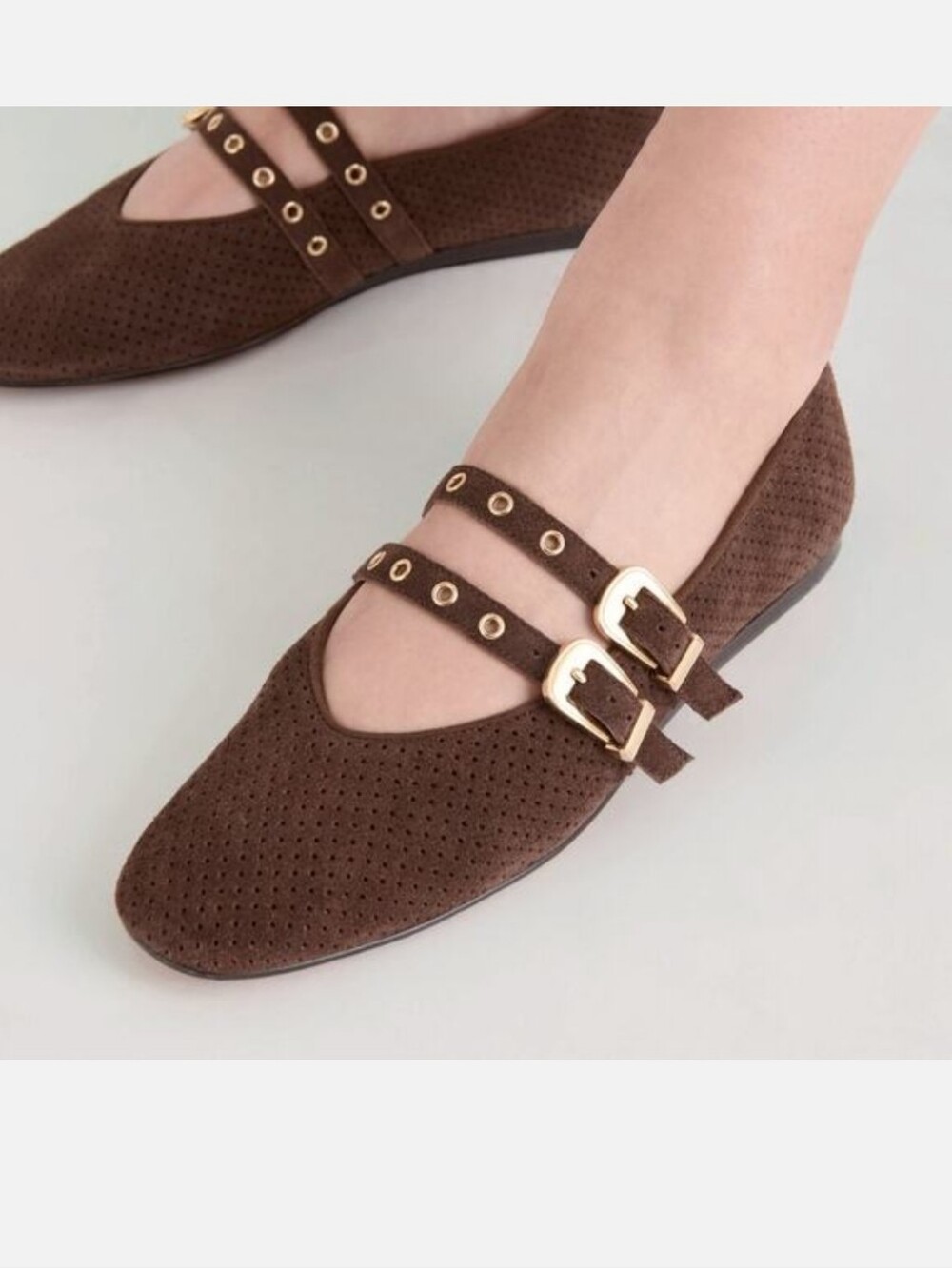 Dolce Vita Baylee Brown Suede Flat